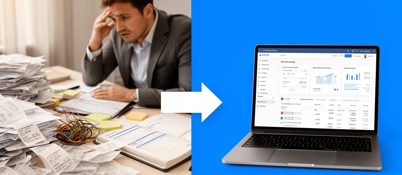 Transform disorganized accounts into organized digital dashboard